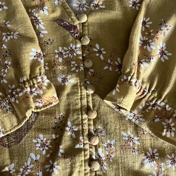 Madewell Sz M poplin blouse. - Picture 3 of 4